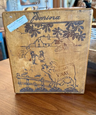 Vintage French chocolates box