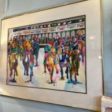Original art, matted and framed