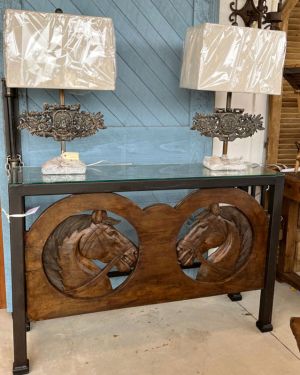 Pair of console tables
