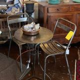 Three-piece metal bistro set