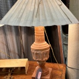 Custom terra cotta lamp