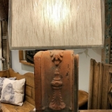 Terracotta roof tile lamp