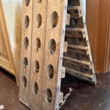 Champagne riddling rack